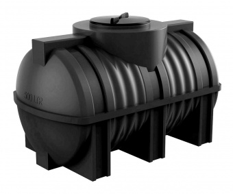 Емкость для воды горизонтальная G500 литров черная