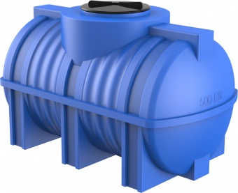 Емкость для воды горизонтальная G500 литров синяя