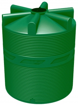 Емкость для воды V10000 литров зеленая