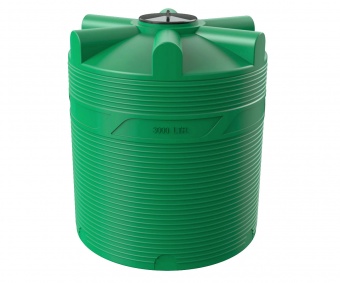 Емкость для воды V3000 литров зеленая