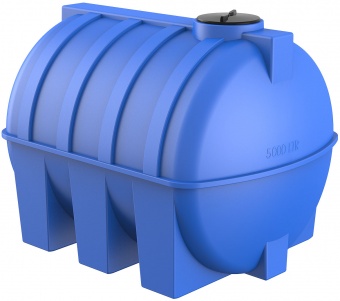 Емкость для воды горизонтальная G5000 литров синяя