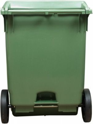 Мусорный контейнер на колёсах (370 л) зеленый
