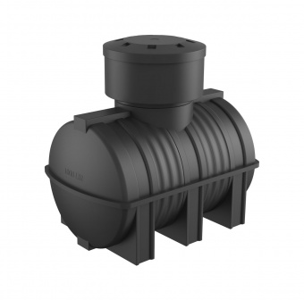 Емкость для воды подземная D2000 литров черная