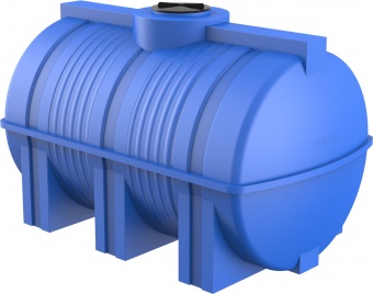 Емкость для воды горизонтальная G3000 литров синяя