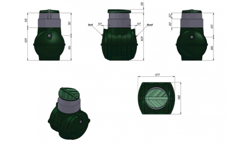 Септик «Rostok» Росток Мини 1000л С1000