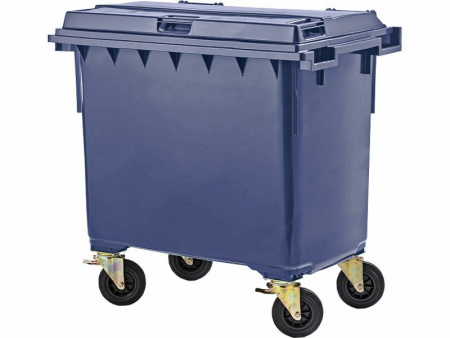 Мусорный контейнер на колёсах (770 л) цв. синий