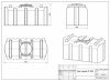 Емкость для воды горизонтальная R300 литров белая